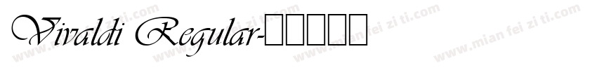Vivaldi Regular字体转换